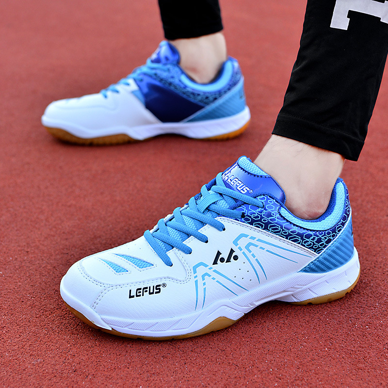 Badminton Shoes Men's New Female Student Teenager Breathable Professional Competition Tennis Shoes