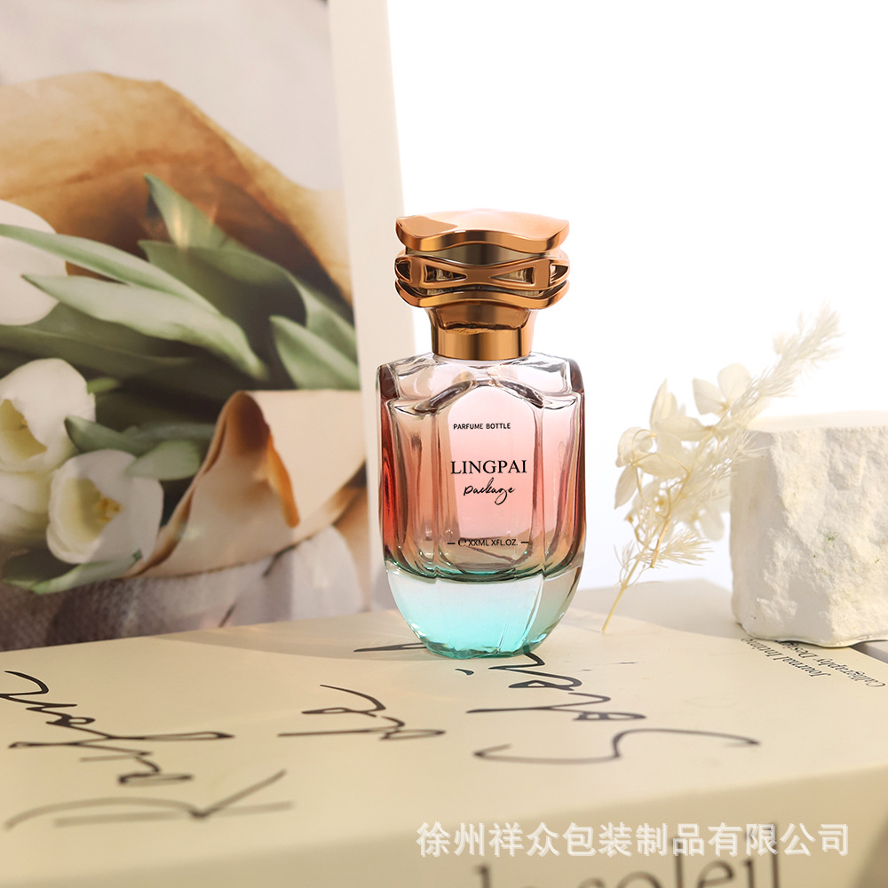 Frasco de Vidrio Engrosado para Perfume con Atomizador para Cosméticos
