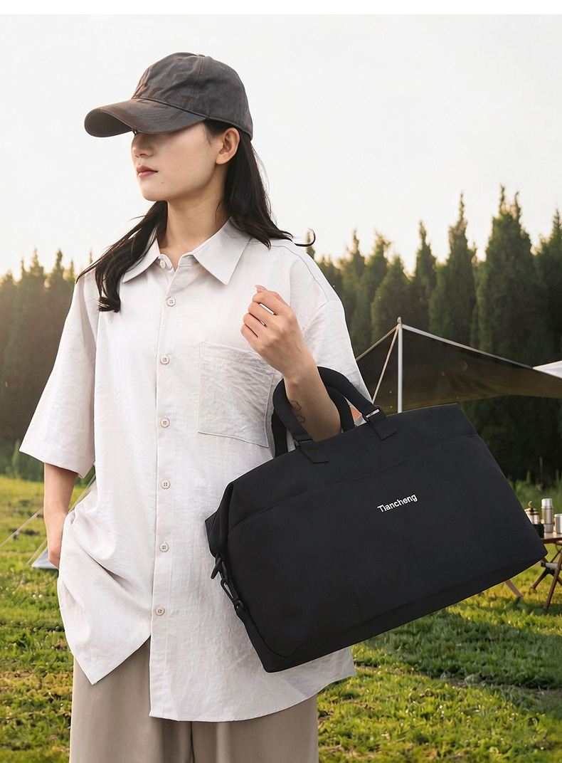 New Large Capacity Travel Bag Women Wet and Dry Separation Gym Bag Short Trip Business Trip Handheld Luggage Bag Single Shoulder Crossbody Bag