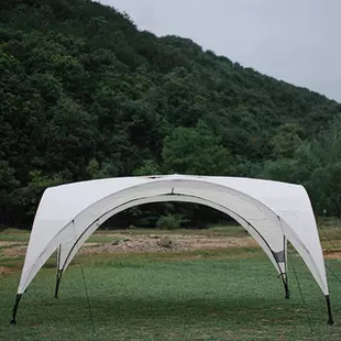 Morningstar Outdoor Canopy Tent Extra Large Outdoor Camping Style Equipment Camping Style Picnic Beach Sunshade and Wind Protection
