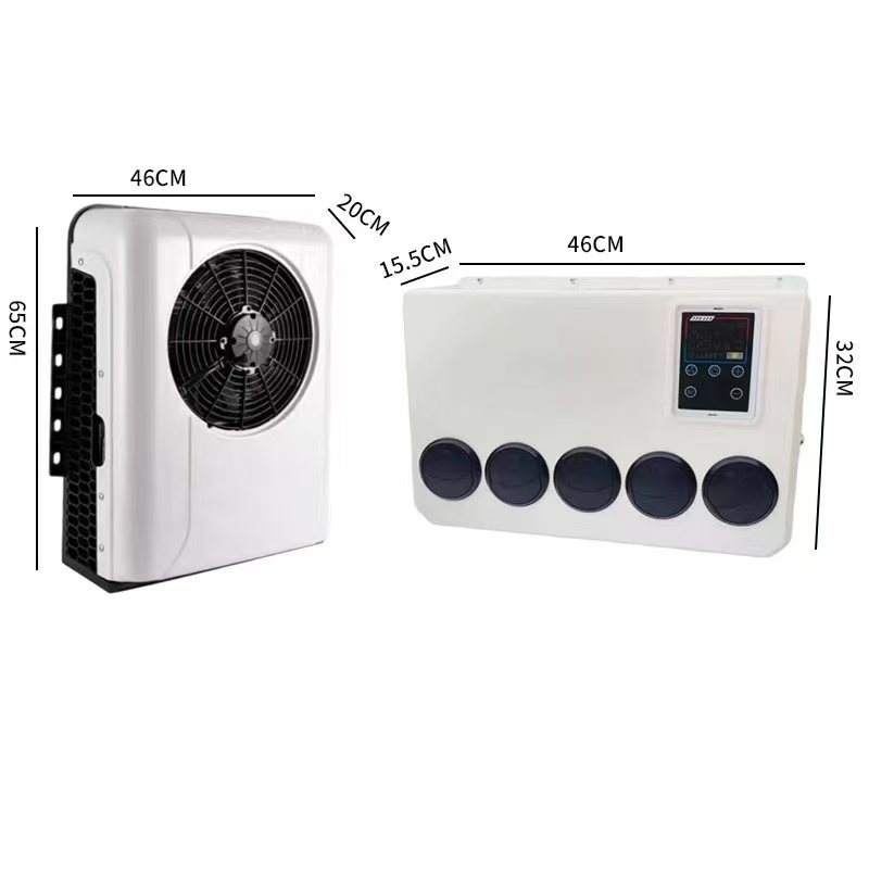 Factory In-Stock Wholesale Multiple Styles 12V 24V Car Air Conditioner Parking Inverter Air Conditioner Parking Car Air Conditioner Backpack