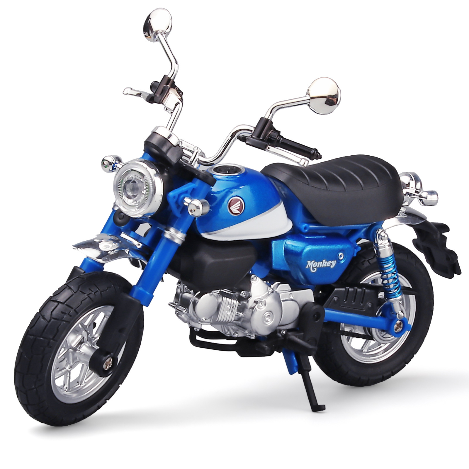Modelo de Motocicleta de Aleación de Mono a Escala 1:12, Decoración Creativa para el Hogar, Dormitorio de Niños, Escritorio, Boutique, Juguete Moderno