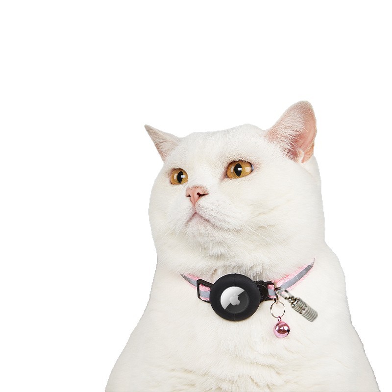 Airtag dispositivo anti-pérdida, funda cuero, collar posicionamiento mascotas,