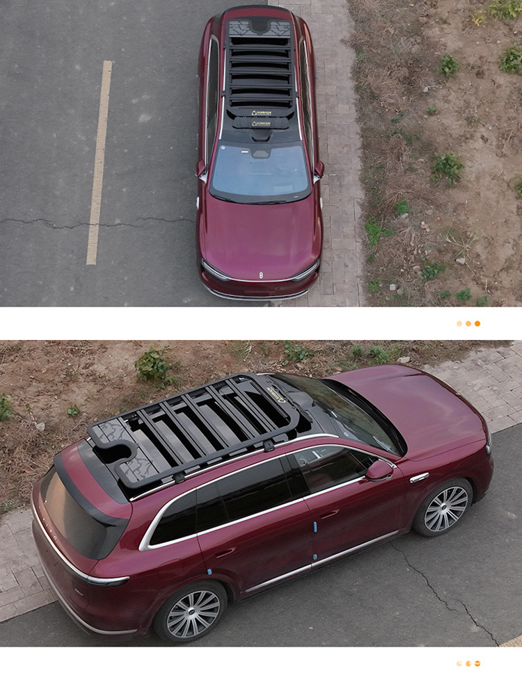 Ask the world M7 roof rack roof frame ladder school bag side account equipment box mountain step curve roof platform travel ladder