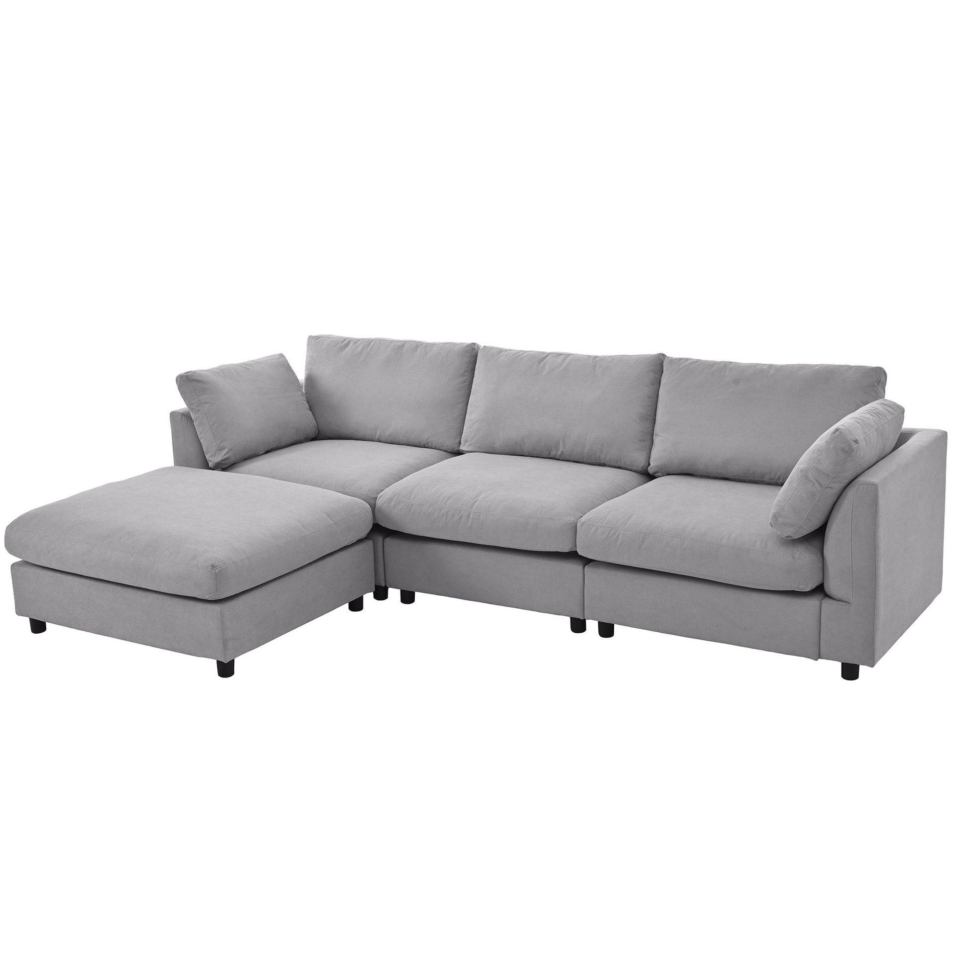 Art de arena minimalista para la sala de estar doméstica, suelo moderno y pequeño sofá de tela de casa simple