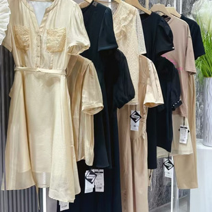 New Chinese Fashion Dress Women's Brand Discount 2025 New Summer Fashion Elegant Waist Slimming Skirt