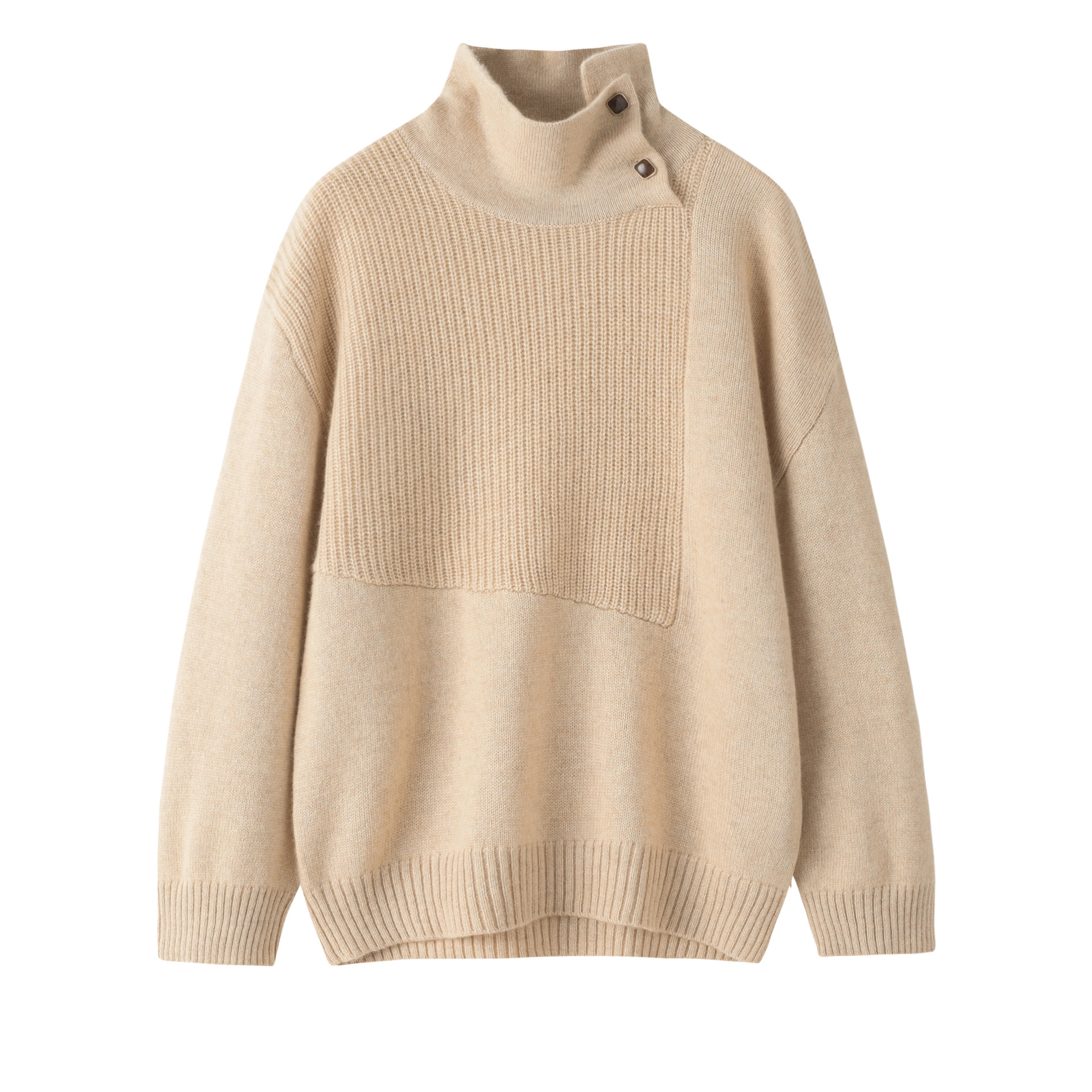 Amazon cashmere sweater foreign supply women's seven-pin thick pure cashmere hooded long zipper long sleeve cashmere