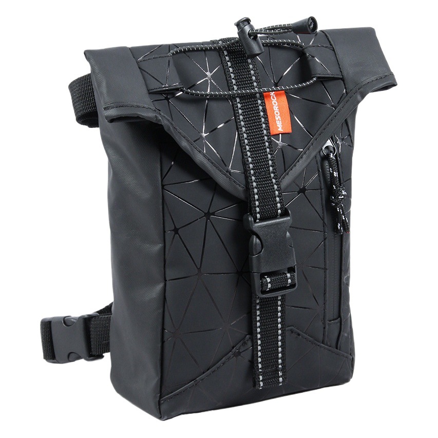 Bolso de pierna de ciclismo al aire libre ins deportes todo-fósforo película de cuero bolso de mensajero de un solo hombro motocicleta impermeable bolso de pesca reflectante