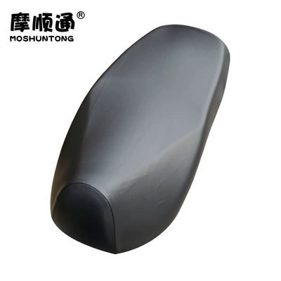 car pedal motorcycle leather universal – Electric car cushion - black-stretch-leather-size-l