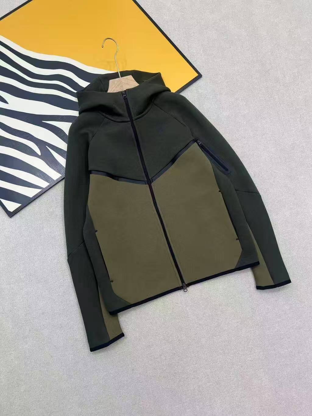 Nike Tech Fleece Windrunner Jacket Olive Green