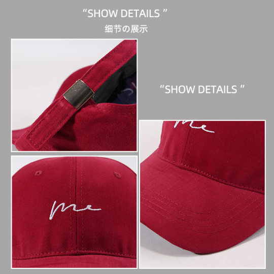 Japanese Style Simple Baseball Cap Women's Big Head Soft Top Increased Deepened Cap Men's Korean Style All-match Couple's Sun Hat