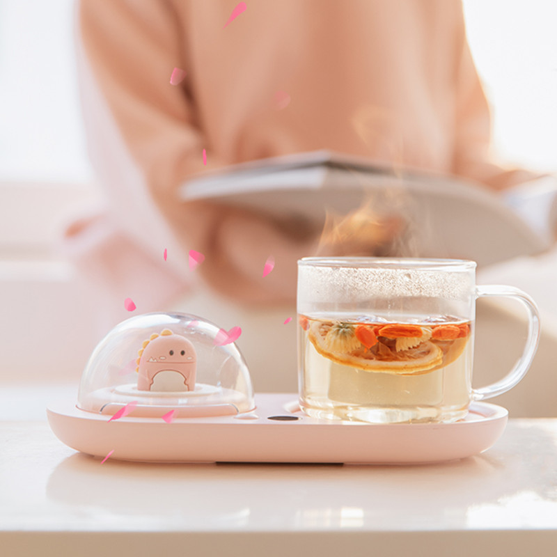 2021跨境暖杯垫恒温55°水杯发热垫香薰夜灯暖暖杯电热牛奶杯厂家|ru