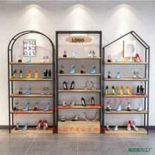鞋店鞋架展示g架童鞋店橱窗装修效果货架店铺展柜鞋架子高跟鞋服