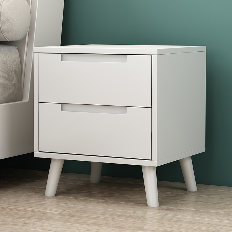 Mesita de noche nórdica de madera maciza, armario de almacenamiento moderno para dormitorio totalmente equipado, mesita de noche de estilo japonés, pequeño apartamento