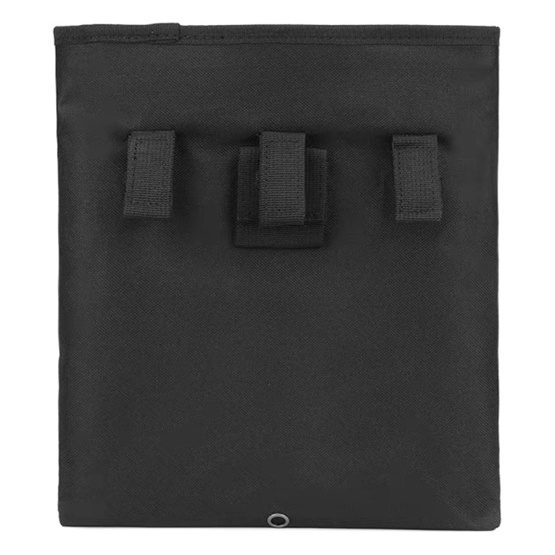 Bolsa de reciclaje de artículos diversos tácticos MOLLE multifuncional para exteriores, bolsa de almacenamiento de accesorios para colgar en la cintura, bolsa de recolección de carcasa de bala para fanáticos militares