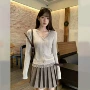 蕾丝秋冬季长袖宽松开衫