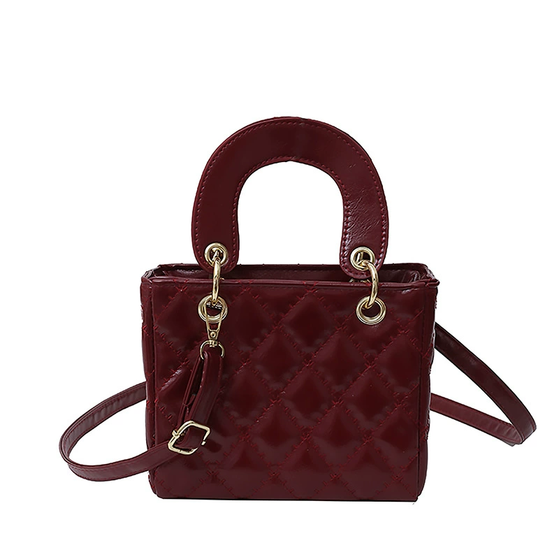 Карманная сумка через плечо с Quilted стиль-верхняя ручка небольшая crossbody 24×18×11 см