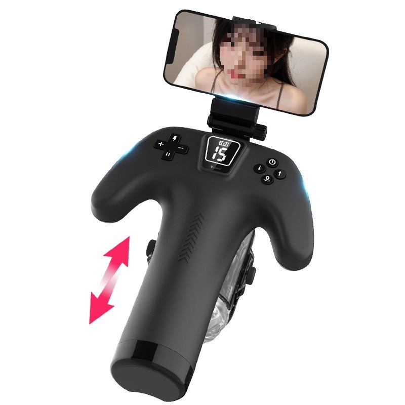 King's Airplane Cup Handlicher, zweihändiger, automatischer Teleskopbecher zur männlichen Masturbation – ein Gerät für Erwachsene_voghion.com