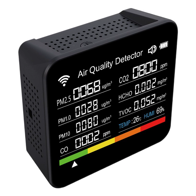 2Co10, 14-в-1 Tuya Smart APP WIFI детектор воздуха CO2, CO, PM2,5 формальдегид TVOC