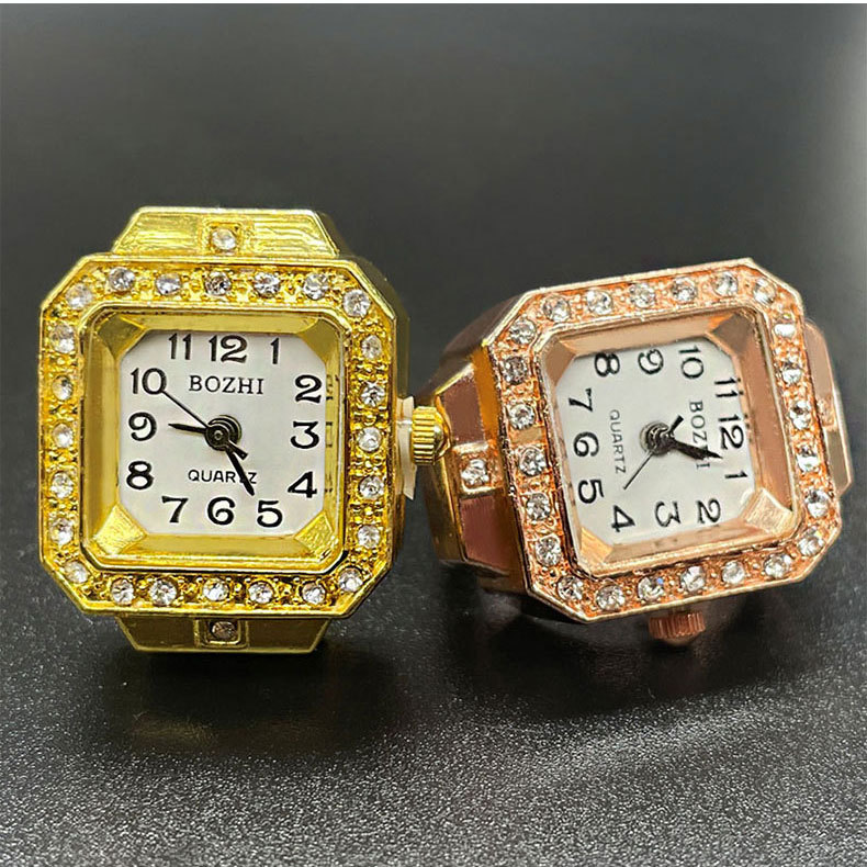 All Seasons Season Unisex Gender Casual Style Casual Solid Color Quartz Watch Rings