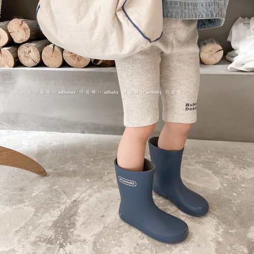 2024 Korean children's clothing summer new style girls' Korean summer leggings 5-point pants children's pants 122236