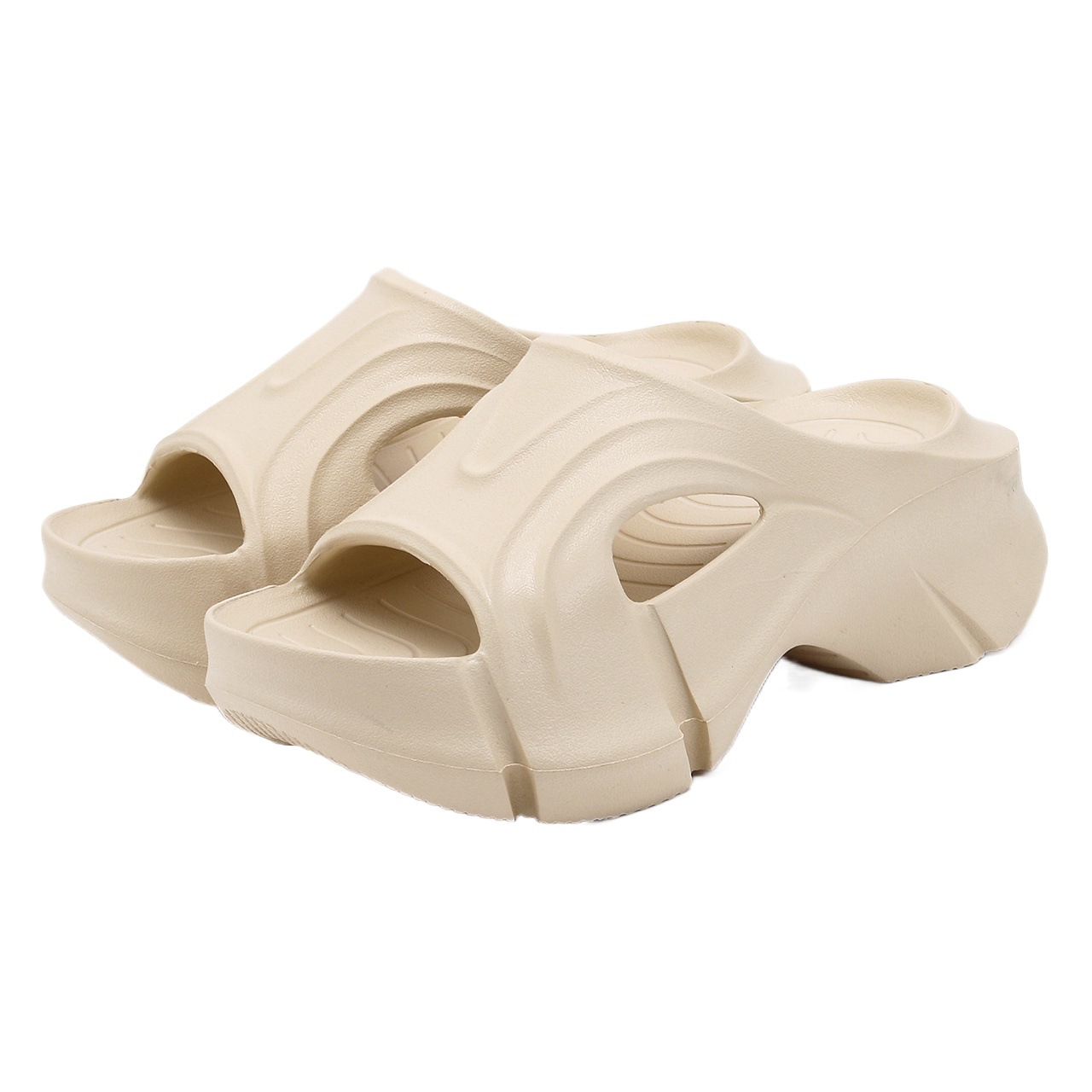 Zapatillas de suela gruesa para mujer EVA de suela blanda INS de moda chanclas al aire libre tacones altos transfronterizos Zapatos de Mujer Sandalias