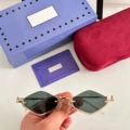 Gold Frame Green Lenses