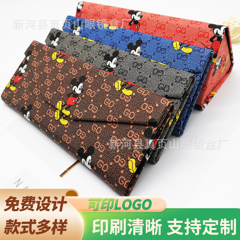 Triangular Foldable Portable Glasses Case Korean Male and Female Students Sunglasses with Logo Supply Unicorn Sunglasses Triangular Foldable Portable Glasses Case Korean Male and Female Students Sunglasses with Logo Supply Unicorn Sunglasses