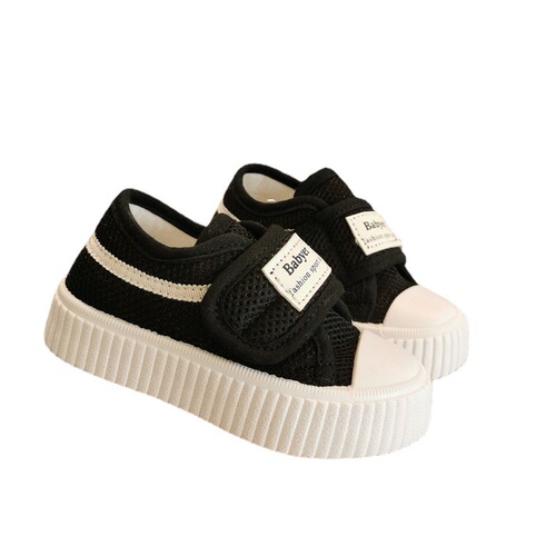 Spring and autumn white shoes mesh breathable children's shoes 1-6 years old male and female baby shoes sneakers canvas shoes sports shoes