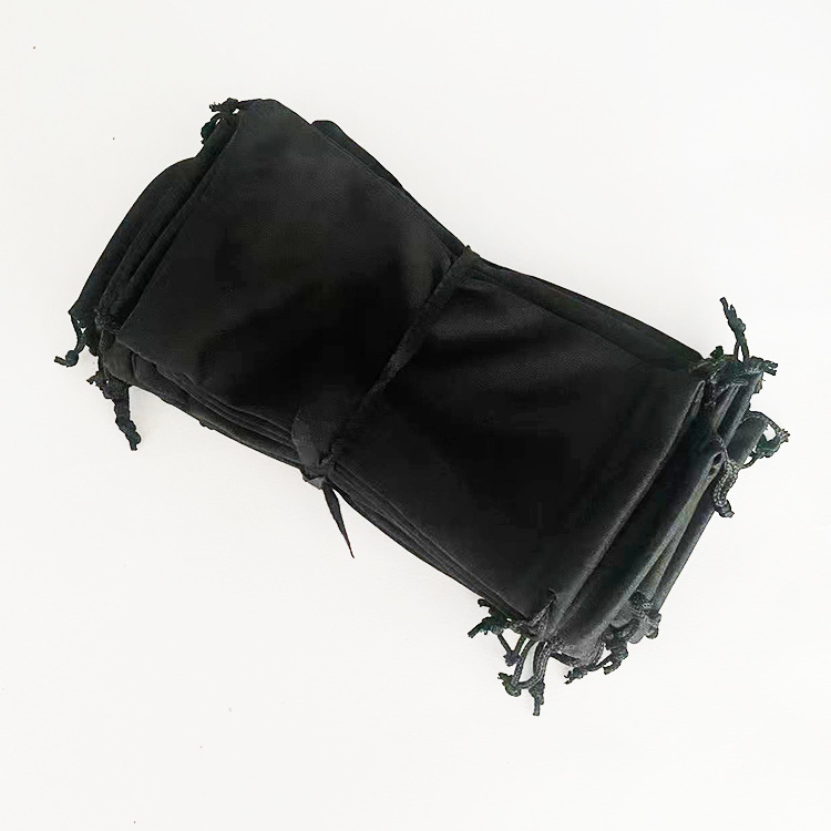 Bolsa de gafas de punto bolsa de tela bolsa de gafas de sol de punto al por mayor Bolso Negro Bolsa de punto bolsa de gafas de punto