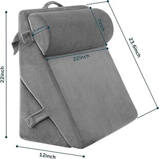 Cross-border wedge pillow set, postoperative pillow for gastric acid reflux relieve heartburn back pain