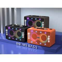 BOOMS BASS M4205 Bluetooth スピーカー カード ポータブル ハイパワー屋外サブウーファー ワイヤレス ポータブル カラオケ