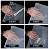 Scrub zipper bag Plastic cpe Self-styled Underwear Garment bags transparent packing Sealing bag Socks zipper Bag