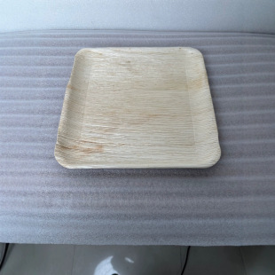 Disposable Palm Leaf Plates and Dishes Set Biodegradable Western Food Party Environmentally Friendly Dishes Wholesale Source Factory Direct Sales