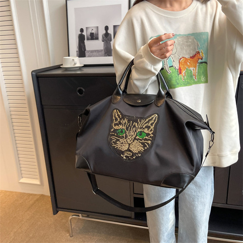 旅行包猫咪短途小行李包轻便大容量待产住宿收纳袋运动健身包批发