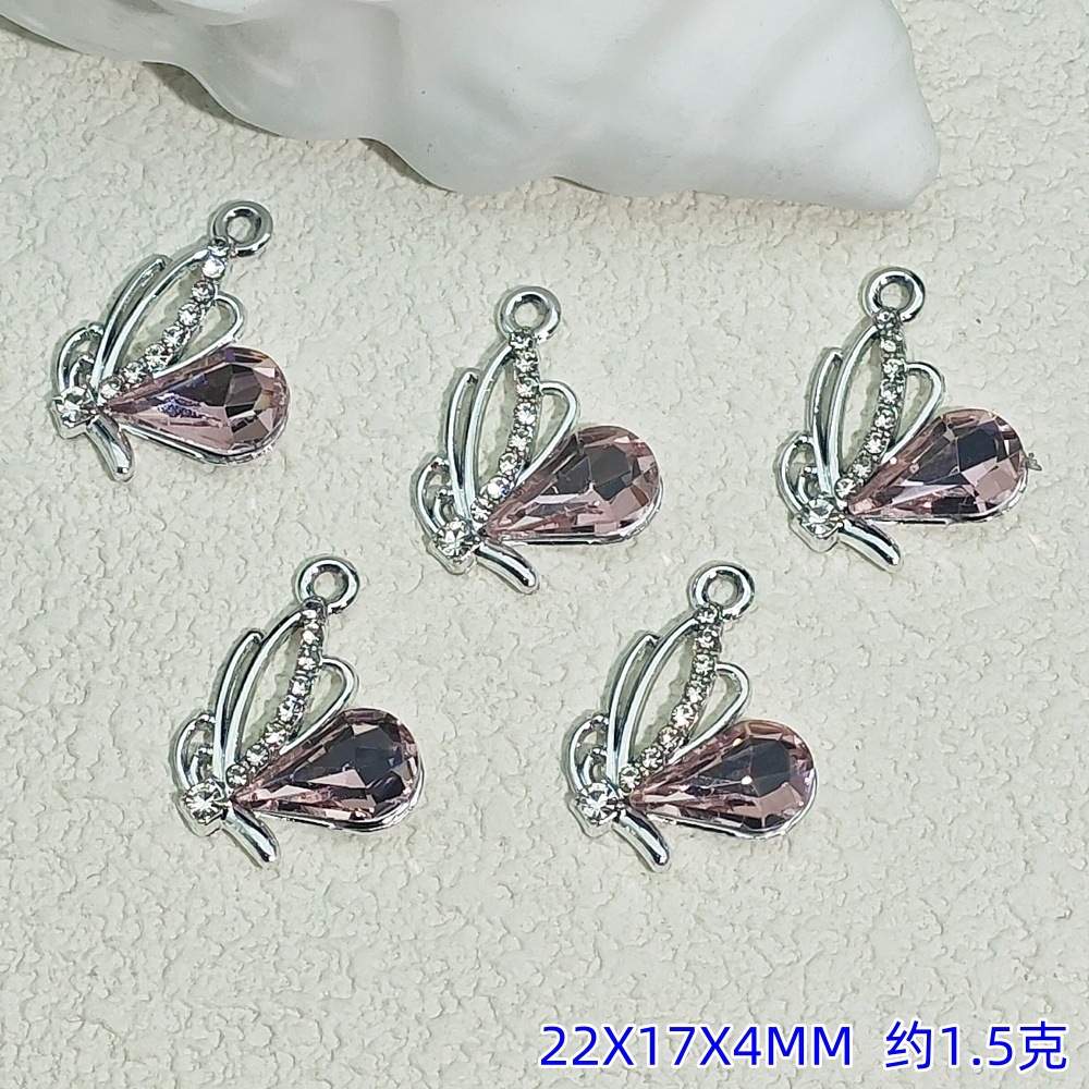 Exquisitos accesorios de joyería colgante de diamante de alta protección ultravioleta al por mayor collar DIY artesanal colgante de materiales de ropa de pulsera