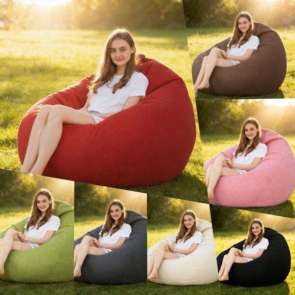 Lazy Sofa Bean Bag Sofa Bean Paste Bean Bag Lazy Bean Bag Chair Bean…