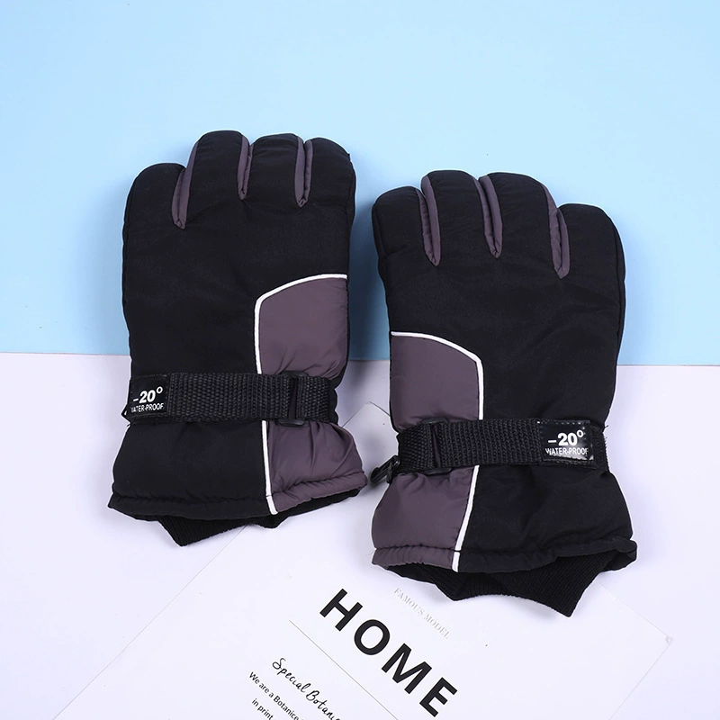 Children's ski keep warm waterproof gloves for boys