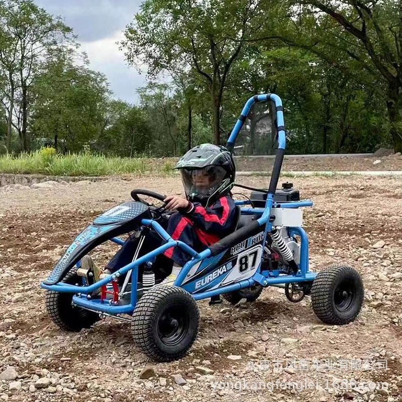 Go Kart de Derrape Infantil de Hierro y Plástico con Inicio Eléctrico