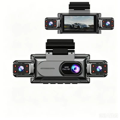 Factory-installed dashcam with no wiring required, 360-degree panoramic view, high-definition night vision, 24-hour parking monitoring (Driving recorder) - xc403