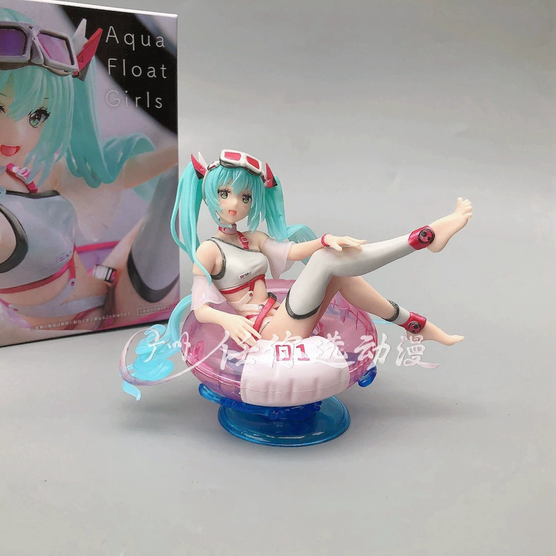 Anime hand -made scenery Witch Journey Iraina Hatsune Miku Miku swimwear swimming circle sitting position