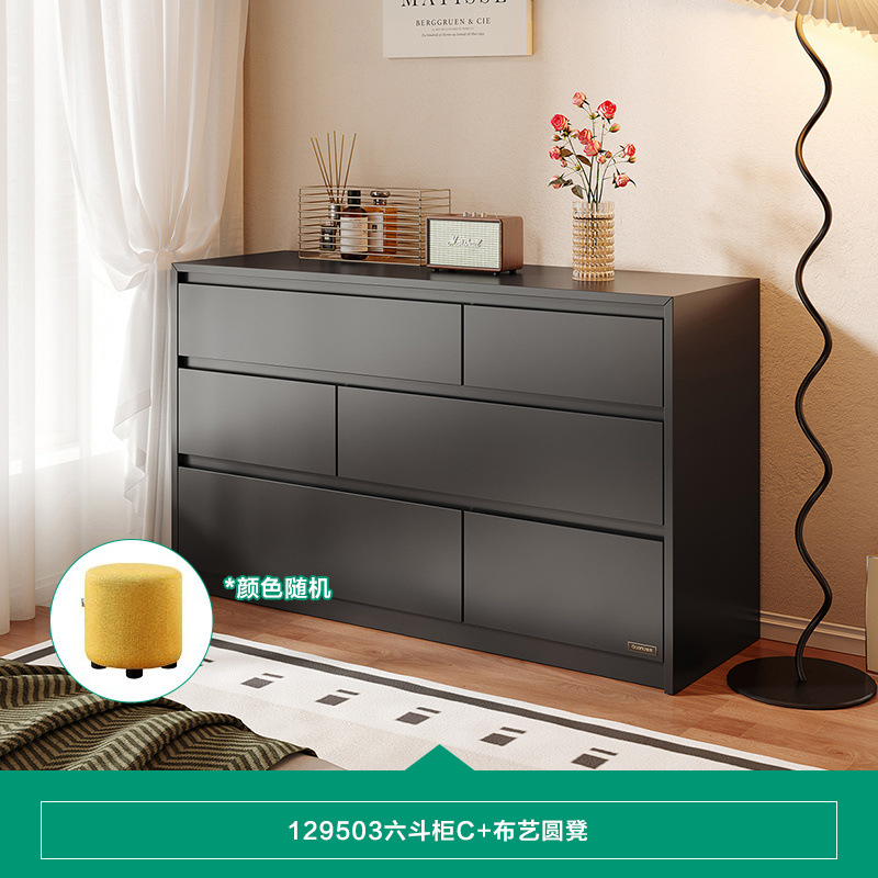 Estilo antiguo chino seis armarios armario de vestíbulo moderno simple armario de piso armario de dormitorio multicapa armario escritorio de maquillaje mesa