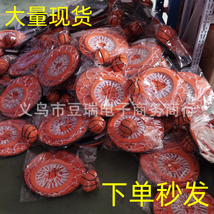 跨境新品便捷式Hanging Indoor Basketball Hoop悬挂室内篮球架子