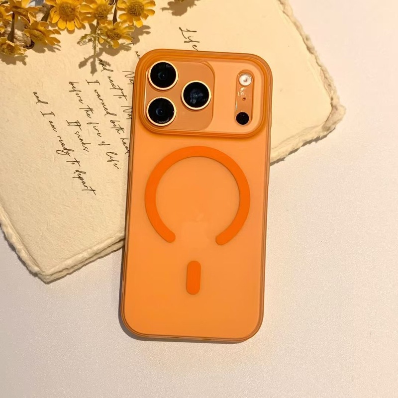 适用iPhone 17Promax手机壳苹果16透明冰雾磨砂磁吸15精孔保护套|undefined