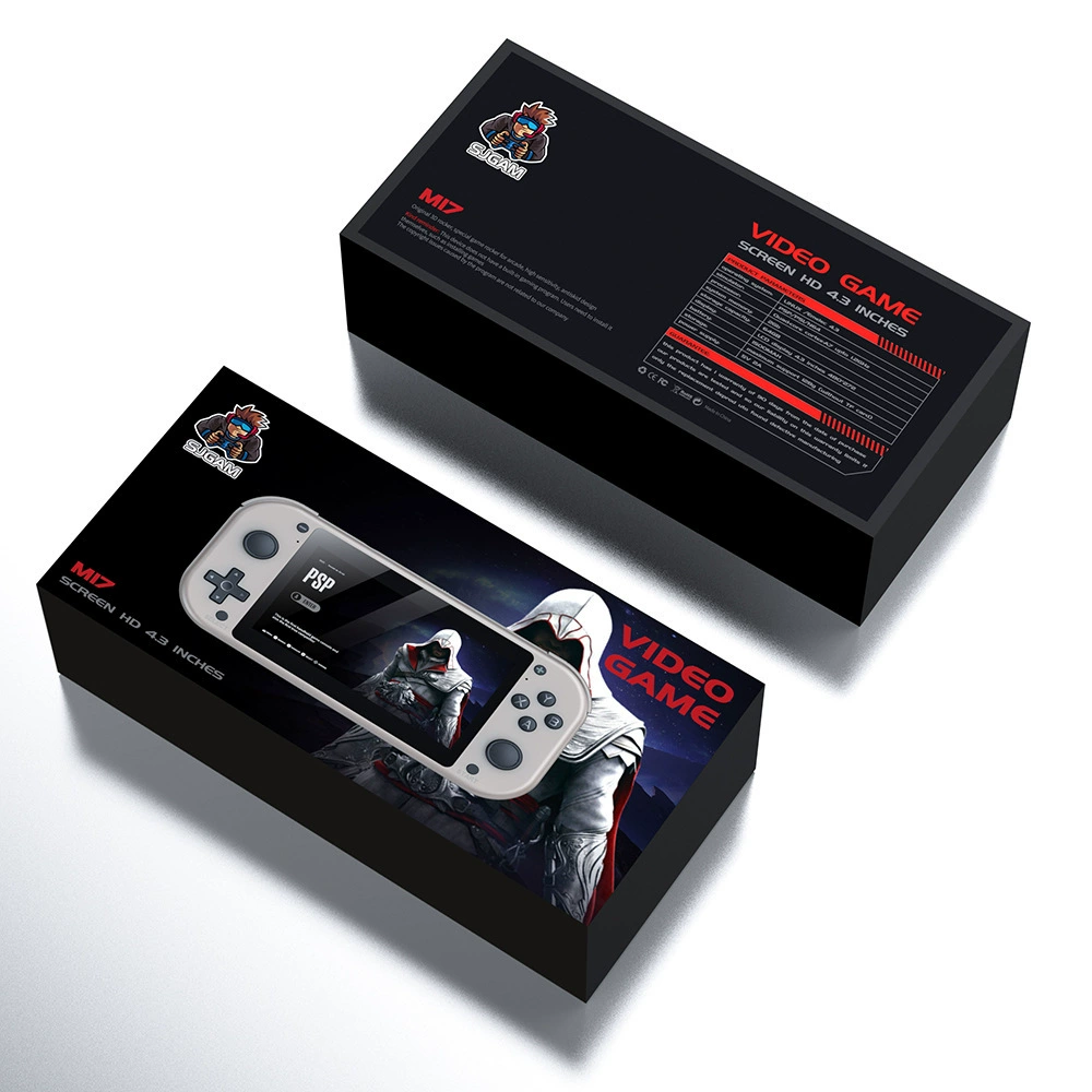 Handheld Game Console M17, 4.3-inch HD Screen, Multiple Storage Options (64/128/256 GB)