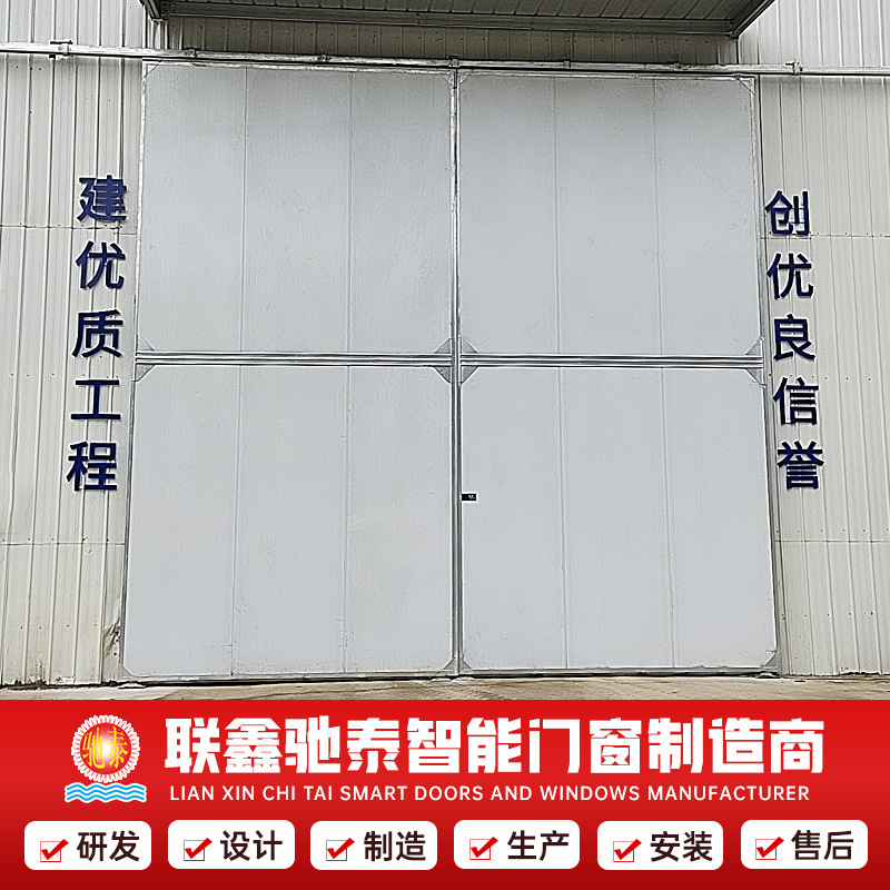 工业推拉门厂房车间仓库平移双开大门电动冷库保温平开门厂家批发