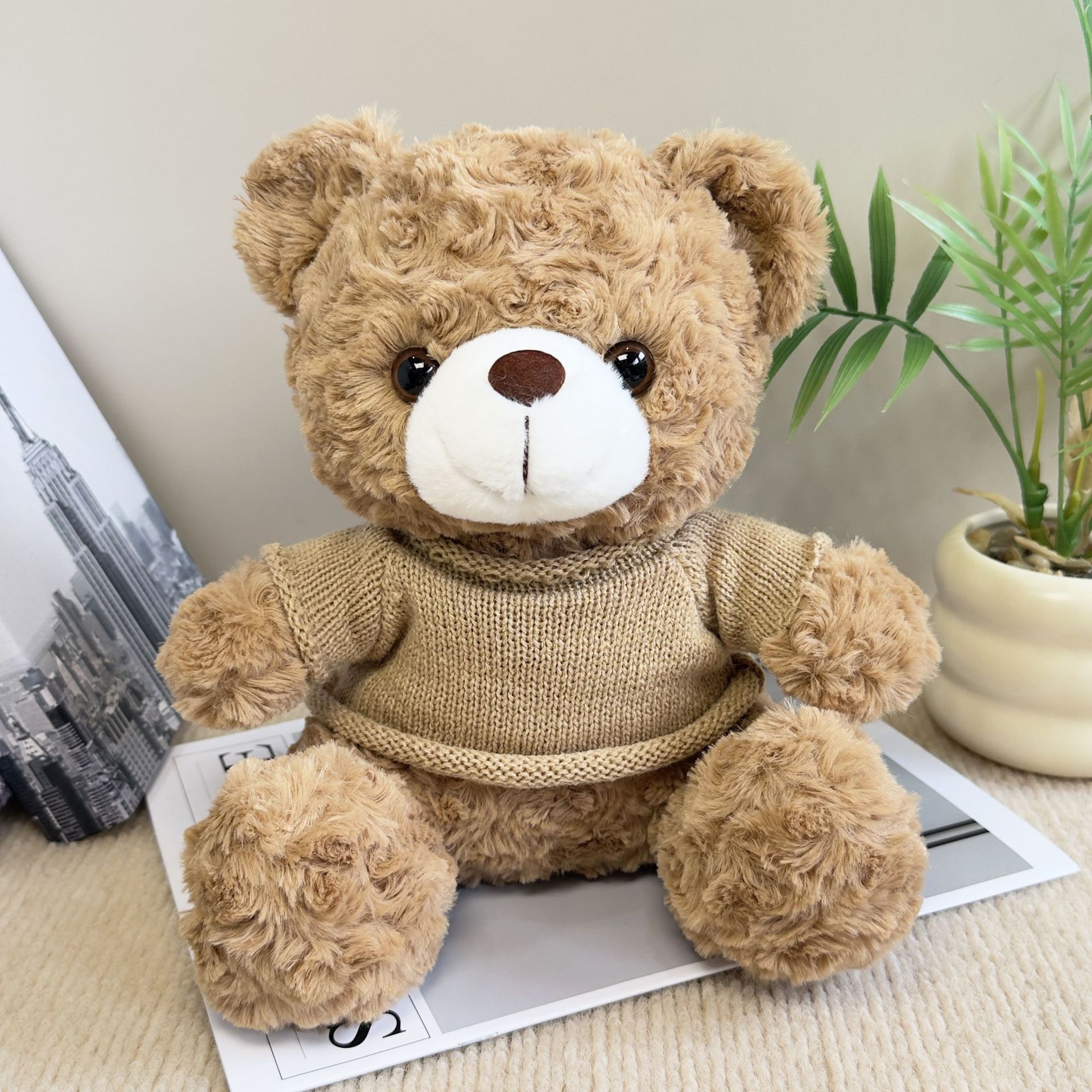Osos de peluche abrazar osos muñecas muñecas agarrar muñecas regalo para niños impresión LOGO regalo juguetes de peluche