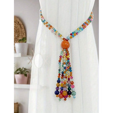 F 28049 Rainbow beaded necklace �ʺ紮�������羳����ͨ��