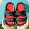 Children's slide, summer two-color non-slip beach slippers for boys