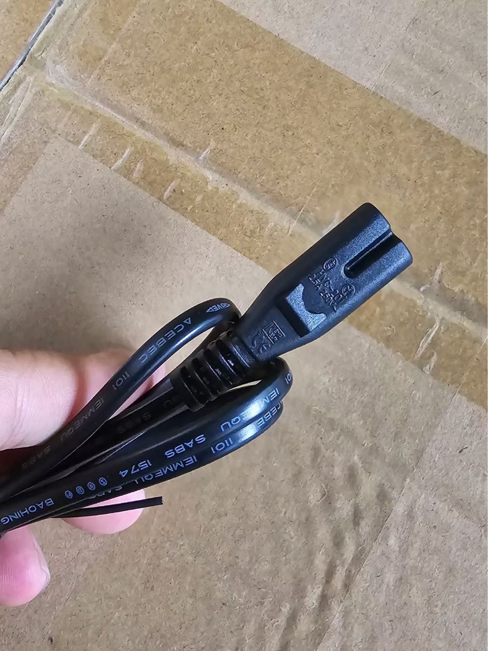 英式 插 八字尾巴电源线全铜 1.2m